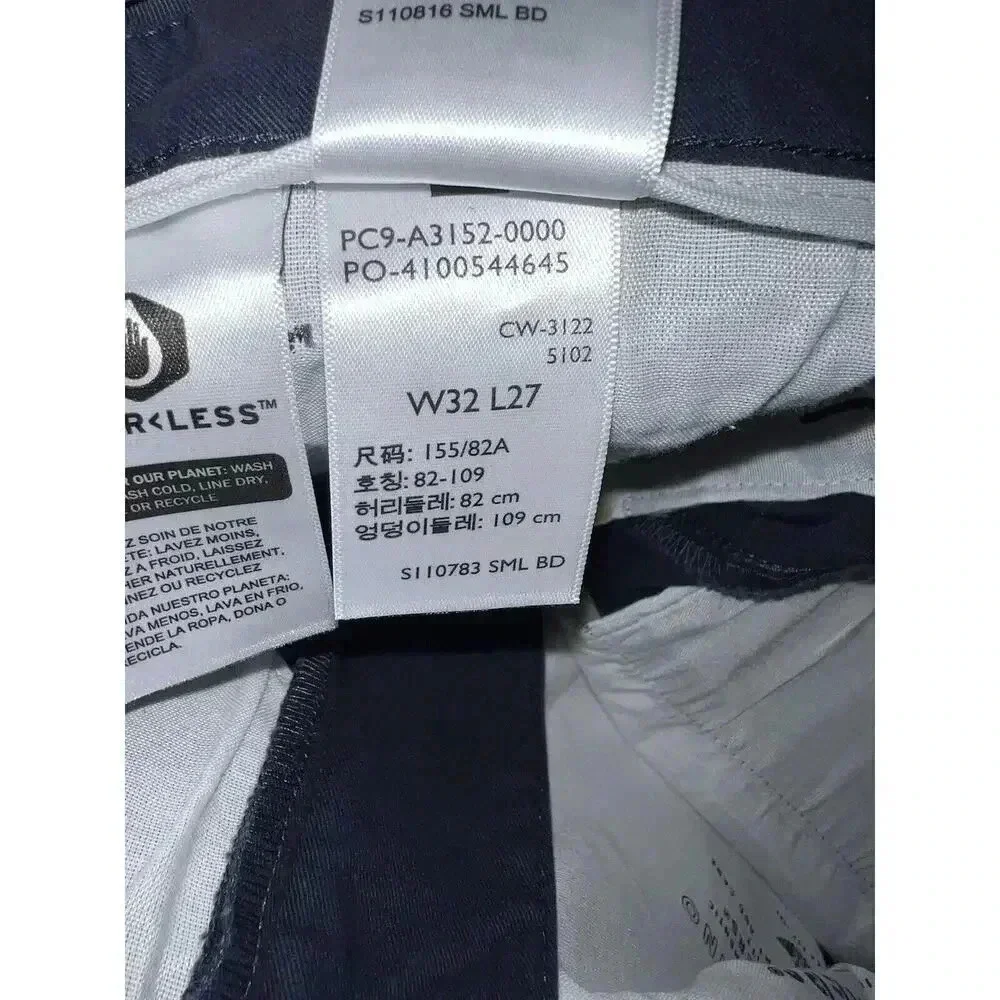 NEW Dockers Signature Khaki Pants Comfort Waistband 594070009 Navy Blue